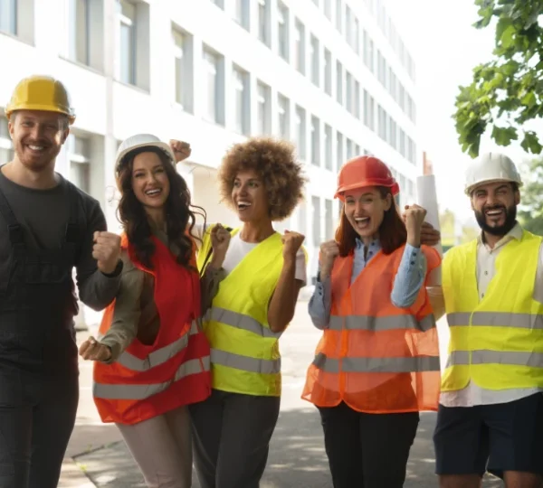 trade construction team